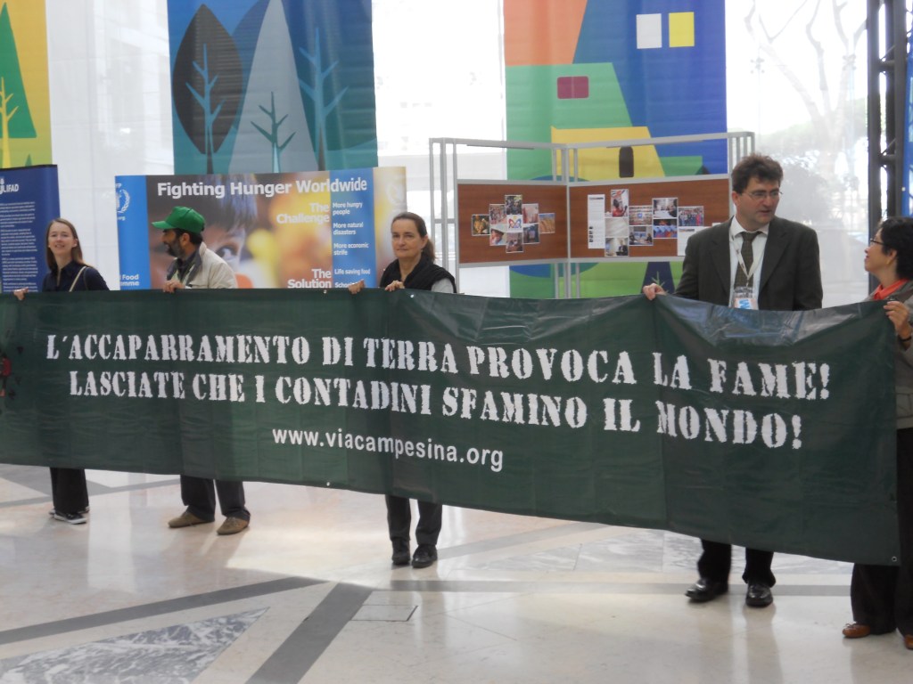 LAND GRABBING CAUSES HUNGER