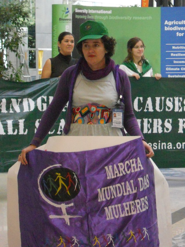 WOMEN FARMERS TAKE A STAND