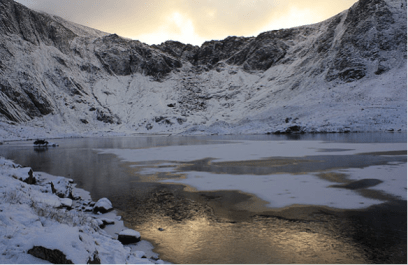 Cwm Idwal at sunrise