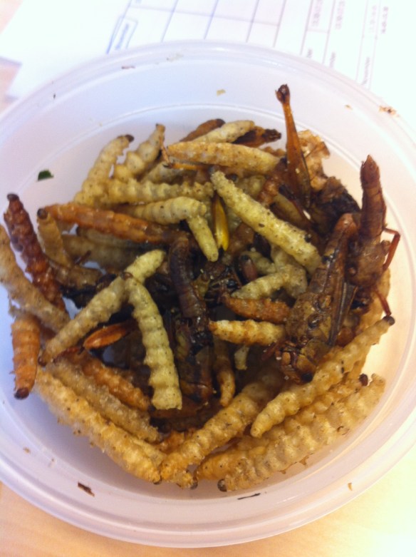 Mixed bugs for snacking
